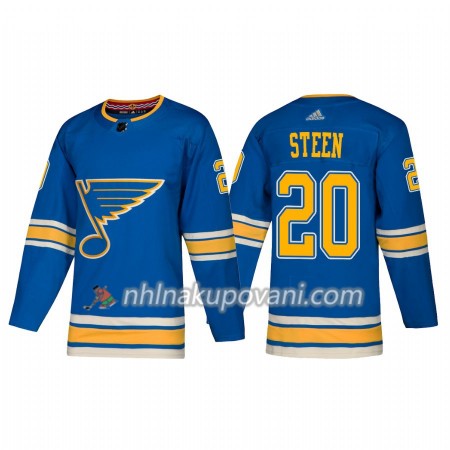 St. Louis Blues Dresy Alexander Steen 20 Alternate 2018-2019 Adidas Authentic - Pánské
